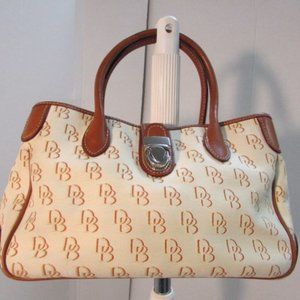 Dooney & Bourke Cream Satchel